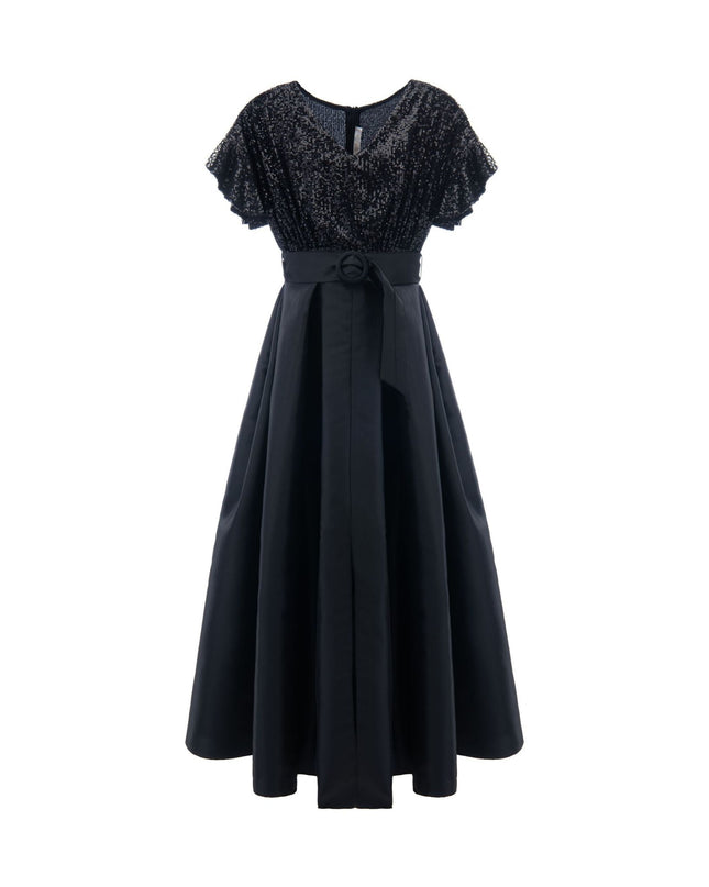 kidsatelier-tulleen-3006-Black-arcola-glimmer-tulle-gown