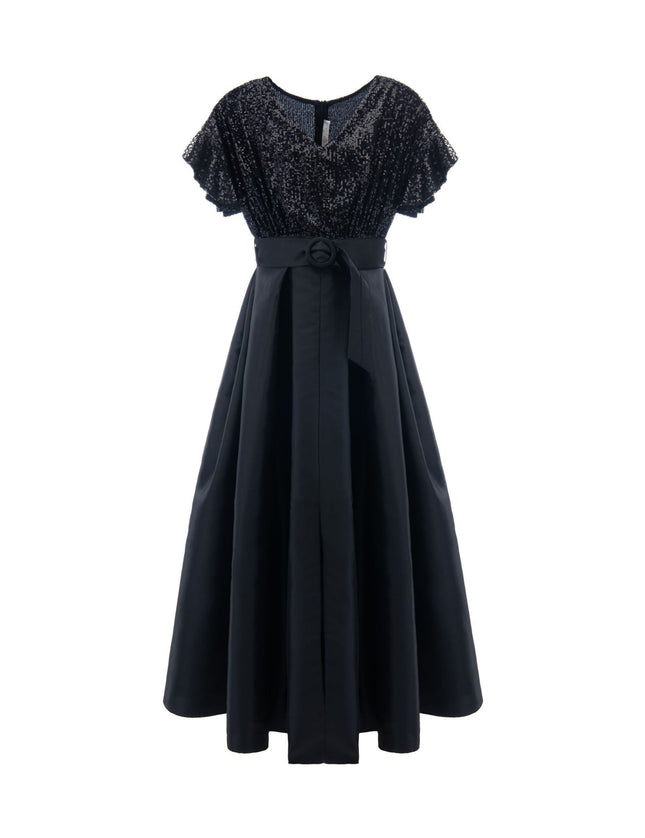 kidsatelier-tulleen-3006-Black-arcola-glimmer-tulle-gown
