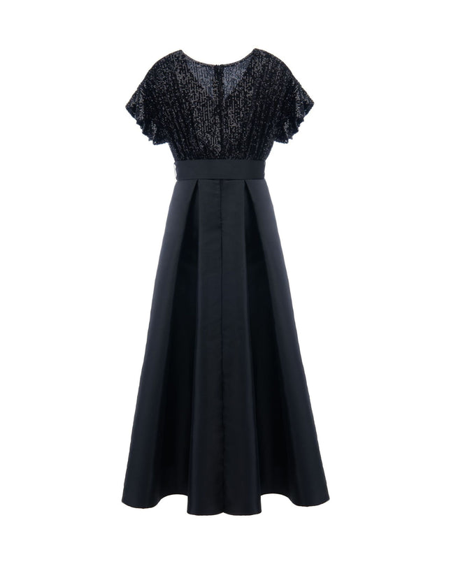 kidsatelier-tulleen-3006-Black-arcola-glimmer-tulle-gown