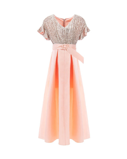 kidsatelier-tulleen-3006-Powder-peach-arcola-glimmer-tulle-gown