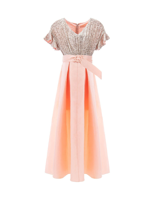kidsatelier-tulleen-3006-Powder-peach-arcola-glimmer-tulle-gown