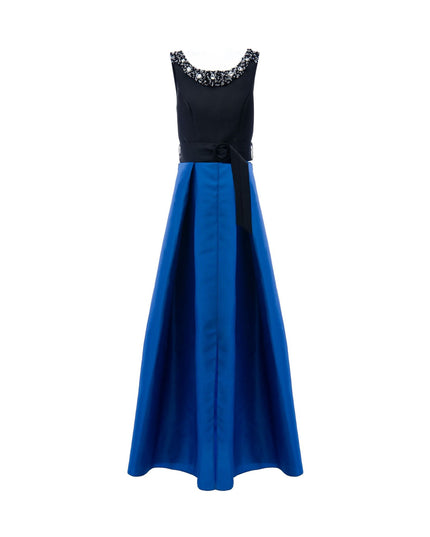 Kidsatelier-tulleen-3079-Black/Blue-blue-lucena-sleeveless-gem-gown