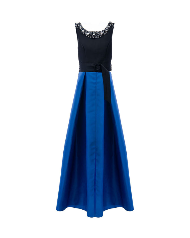 Kidsatelier-tulleen-3079-Black/Blue-blue-lucena-sleeveless-gem-gown