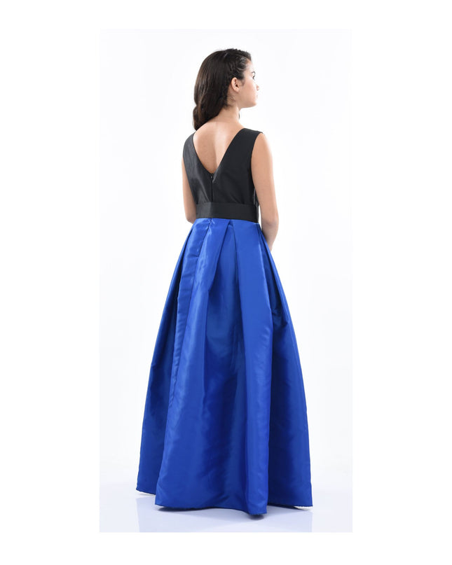 Kidsatelier-tulleen-3079-Black/Blue-blue-lucena-sleeveless-gem-gown