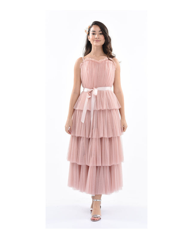 Kidsatelier-tulleen-3080-Blush-pink-blush-firenze-tiered-ribbon-dress