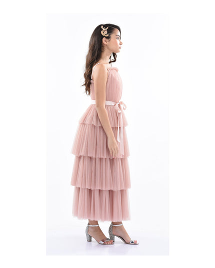 Kidsatelier-tulleen-3080-Blush-pink-blush-firenze-tiered-ribbon-dress