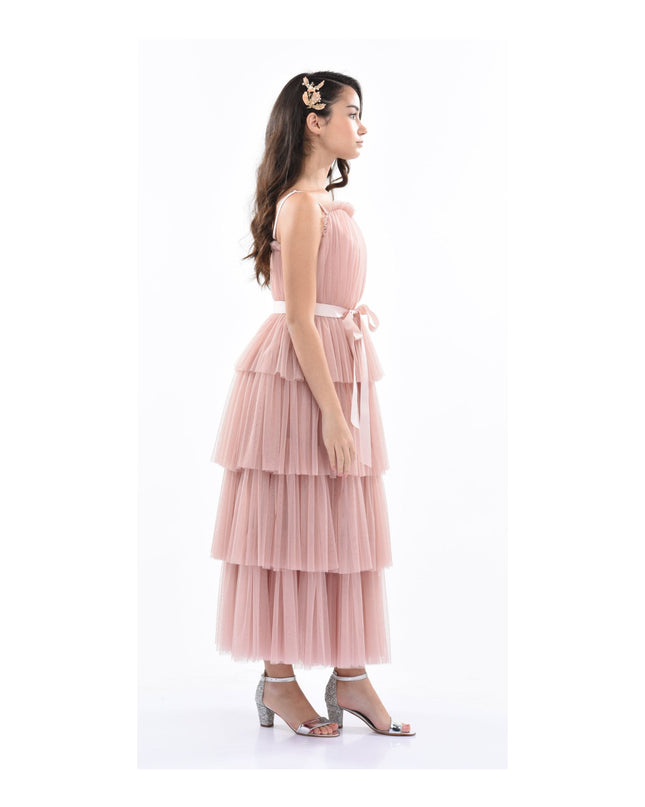 Kidsatelier-tulleen-3080-Blush-pink-blush-firenze-tiered-ribbon-dress