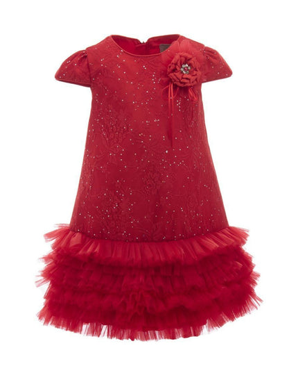 kidsatelier-tulleen-32060PR-Red-tulleen-red-sparkle-empire-dress-32060pr-red