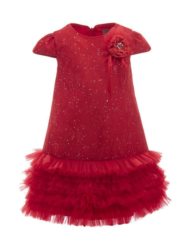 kidsatelier-tulleen-32060PR-Red-tulleen-red-sparkle-empire-dress-32060pr-red