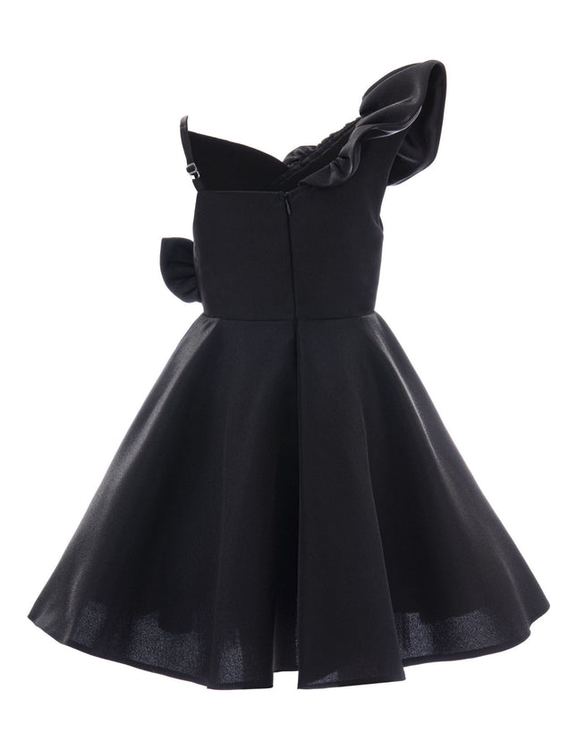 kidsatelier-tulleen-T-322408-Black-riviera-off-shoulder-ruffle-dress