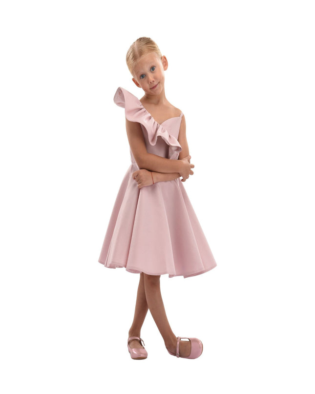 kidsatelier-tulleen-T-322408-Blush-pink-blush-riviera-off-shoulder-ruffle-dress