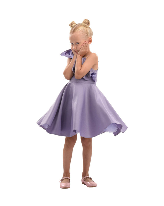 kidsatelier-tulleen-T-322408-Purple-riviera-off-shoulder-ruffle-dress