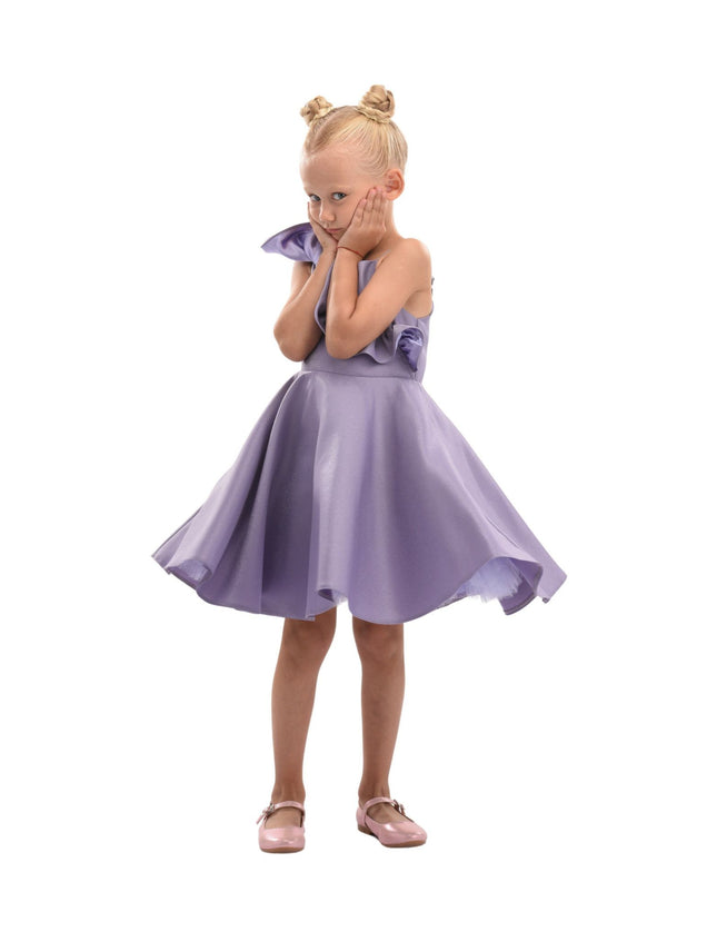 kidsatelier-tulleen-T-322408-Purple-riviera-off-shoulder-ruffle-dress