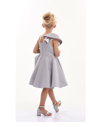 kidsatelier-tulleen-T-322408-Silver-riviera-off-shoulder-ruffle-dress