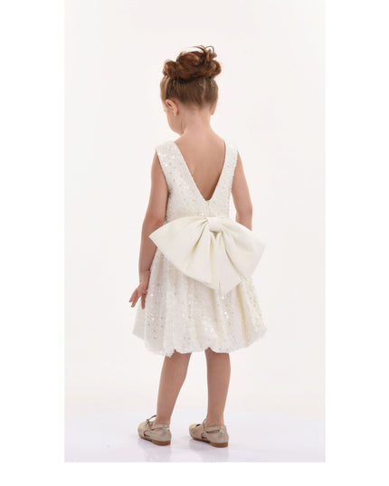 kidsatelier-tulleen-322410-Pearl-white-ainsley-sequin-bow-dress