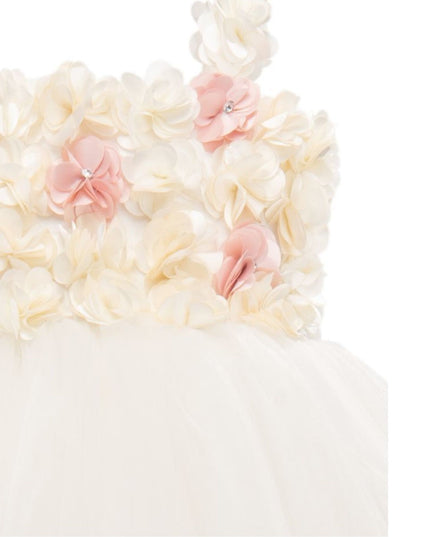 White Rose Campanula Dress