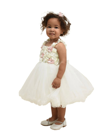 White Rose Campanula Dress