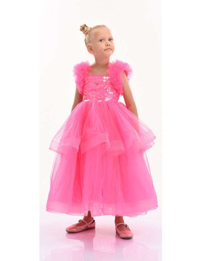 kidsatelier-tulleen-5482-Fuchsia-peralta-sequin-ruffle-tulle-dress