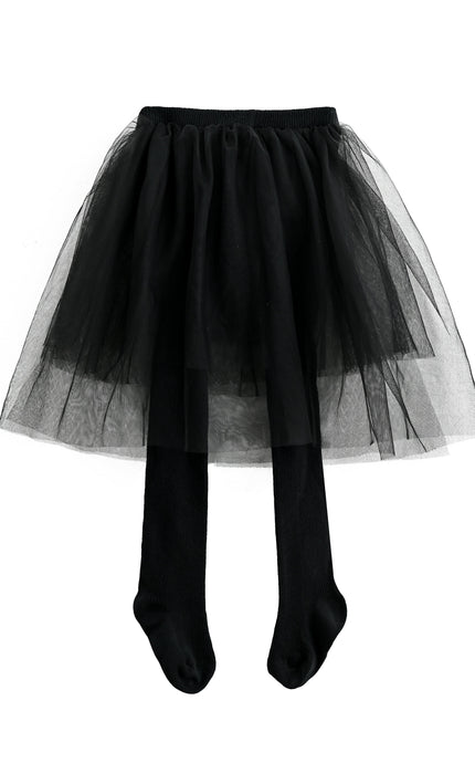 kids atelier tulleen Black Tulle Twirl Skirt