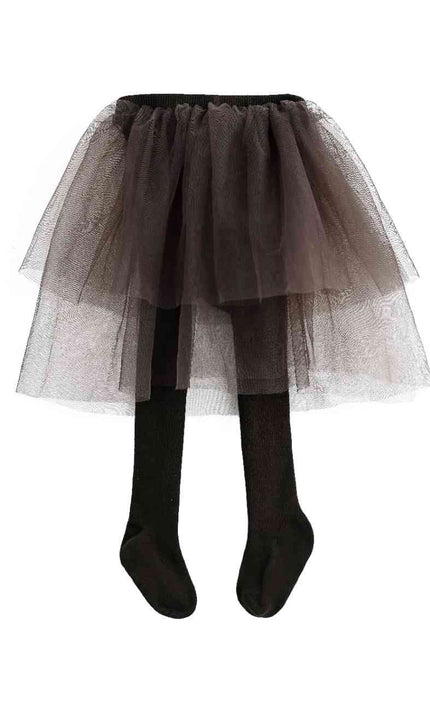 kids atelier tulleen Brown Tulle Twirl Skirt