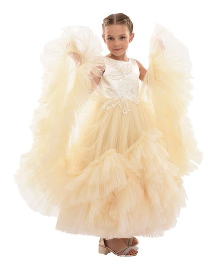Gold Amber Tulle Dress