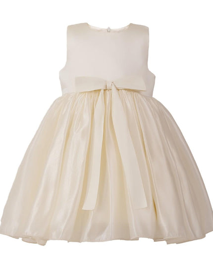 kids atelier tulleen Cream Timeless Cape-Overlay Gown