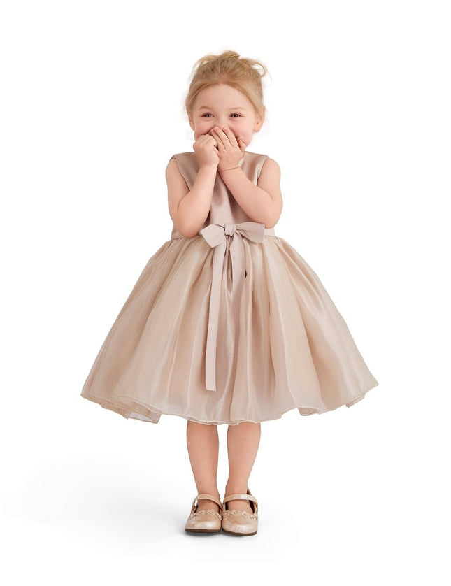 kids atelier tulleen Pink Timeless Cape-Overlay Gown