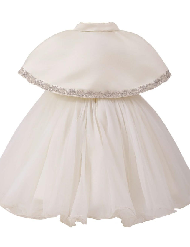 kids atelier tulleen Cream Blossom Gown