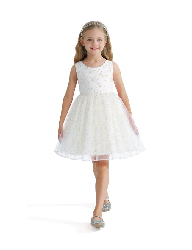 kidsatelier-Tulleen-Ivory-Floral-Patterned-Bow-Dress