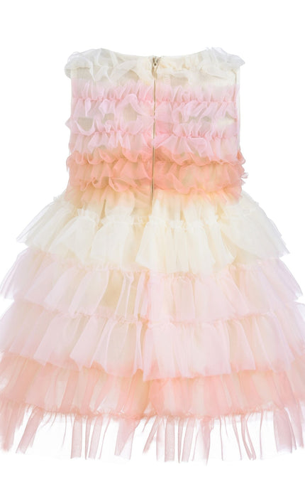 kidsatelier-tulleen-Pink-Ruffle-Layered-Tulle-Dress