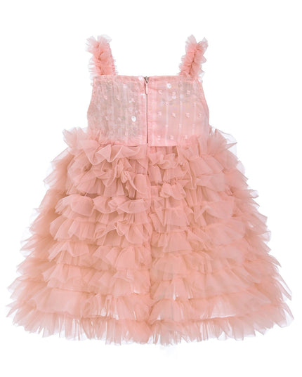 kidsatelier-tulleen-BT5258-Pink-bow-tiered-tulle-dress