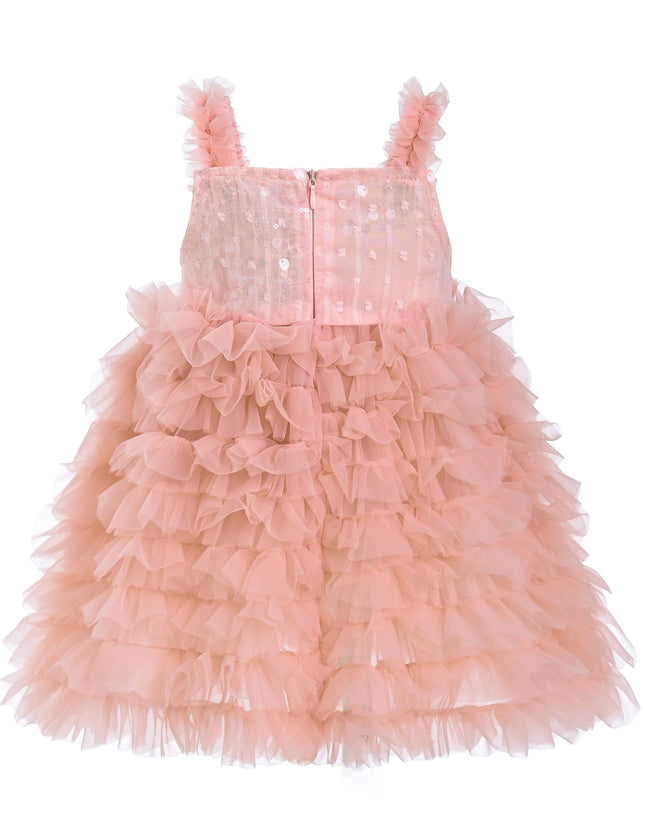 kidsatelier-tulleen-BT5258-Pink-bow-tiered-tulle-dress