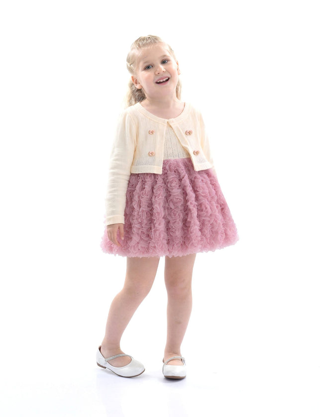 kidsatelier-tulleen-Ivory-Rose-Rabbit -cardigan-Dress
