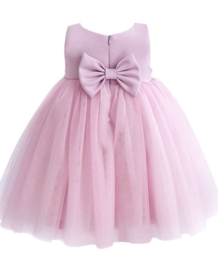 kids atelier tulleen Purple Ribbon Bloom Gown