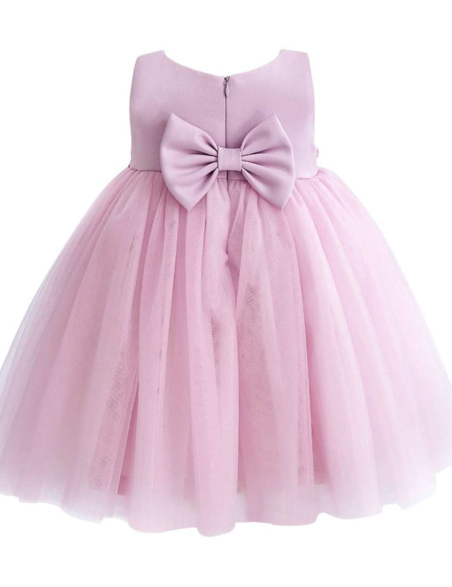 kids atelier tulleen Purple Ribbon Bloom Gown