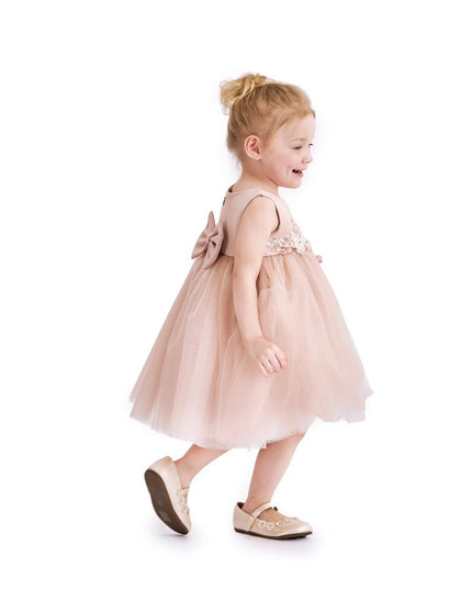 kids atelier tulleen Rose Ribbon Bloom Gown