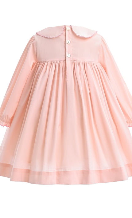 kids atelier tulleen Pink Blossom Smocked Dress