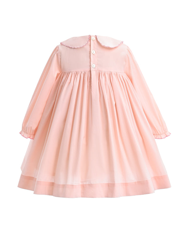 kids atelier tulleen Pink Blossom Smocked Dress