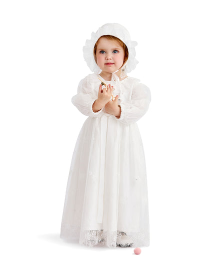 kids atelier tulleen White Lace Sorellia Dress