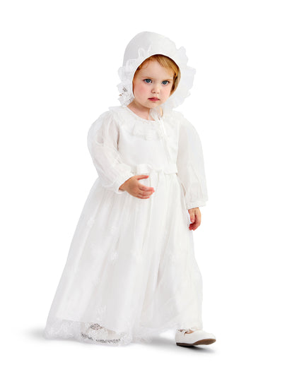 kids atelier tulleen White Lace Sorellia Dress