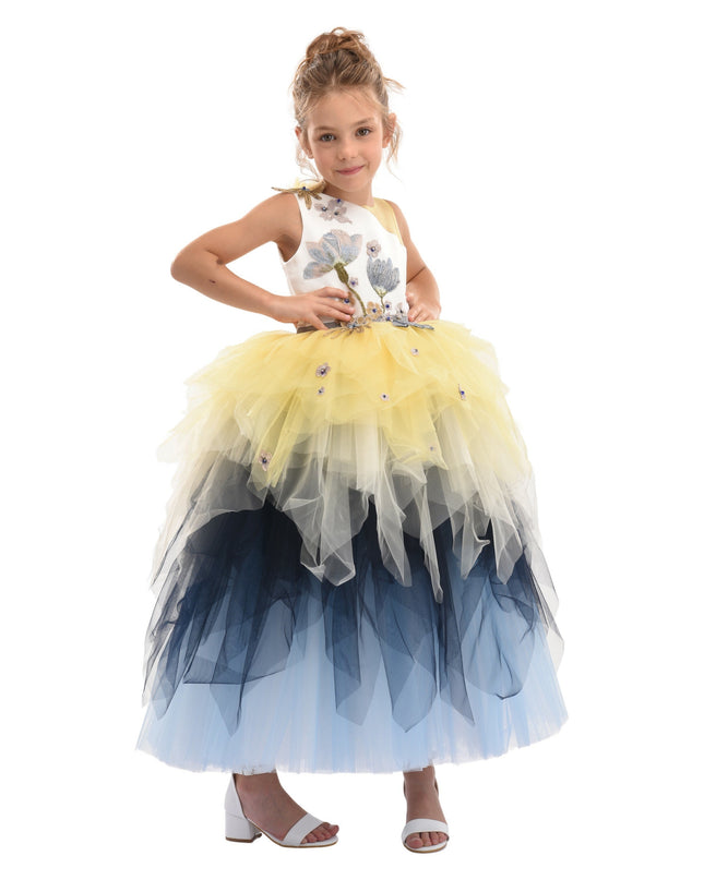 Blue Gemini Tulle Dress