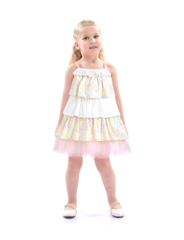 kidsatelier-tulleen-MT52083-yellow-tiered-warm-floral-dress-set