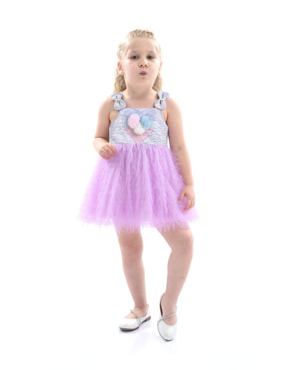 kidsatelier-tulleen-MT528017-purple-tulle-silhouette-bow-pom-dress