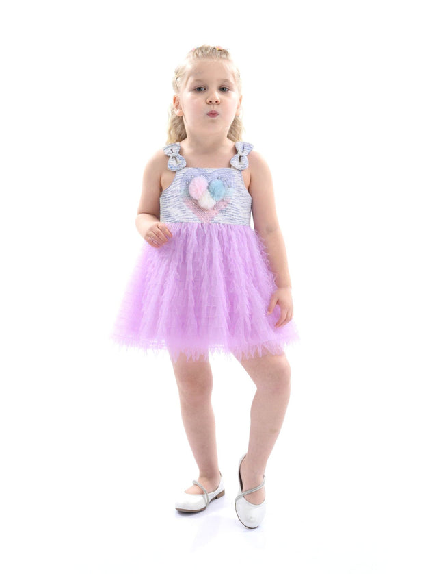 kidsatelier-tulleen-MT528017-purple-tulle-silhouette-bow-pom-dress