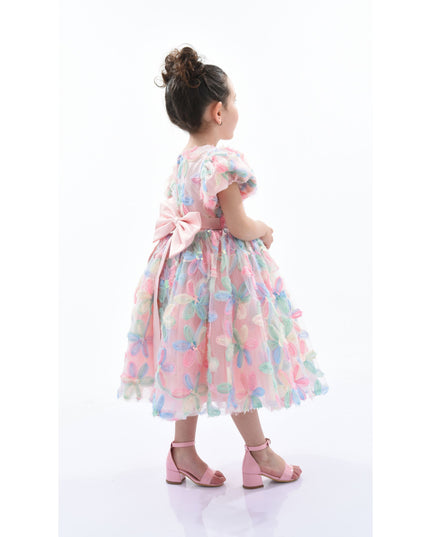 kidsatelier-tulleen-MTARAO4-Peach-daisy-party-dress