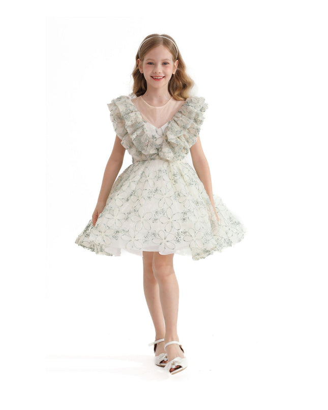 kidsatelier-tulleen-MTC11000-Green-floral-honeydale-dress