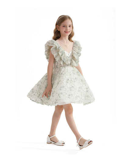 kidsatelier-tulleen-MTC11000-Green-floral-honeydale-dress