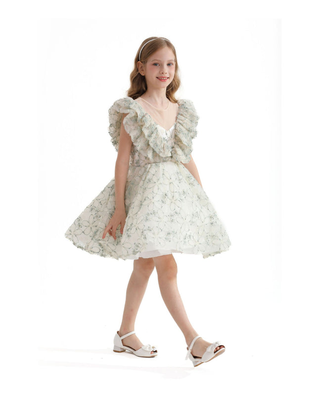 kidsatelier-tulleen-MTC11000-Green-floral-honeydale-dress