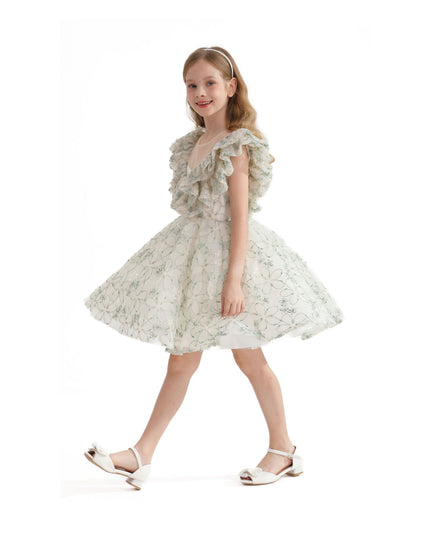 kidsatelier-tulleen-MTC11000-Green-floral-honeydale-dress