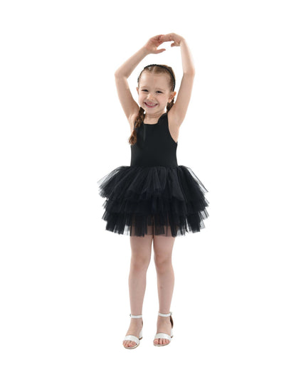 kidsatelier-tulleen-MTL321-Black-solid-tutu-dress